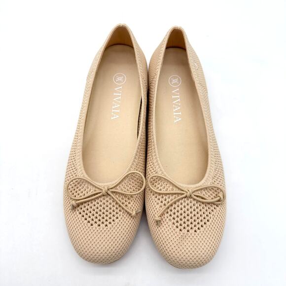 Pointed-Toe Aria Crisscross Loafers (Marvis), CREAM IVORY&DK  Vivaia Odette Old Money Bendable Perforated Round Toe Loafers Cream Ivory 7-7.5